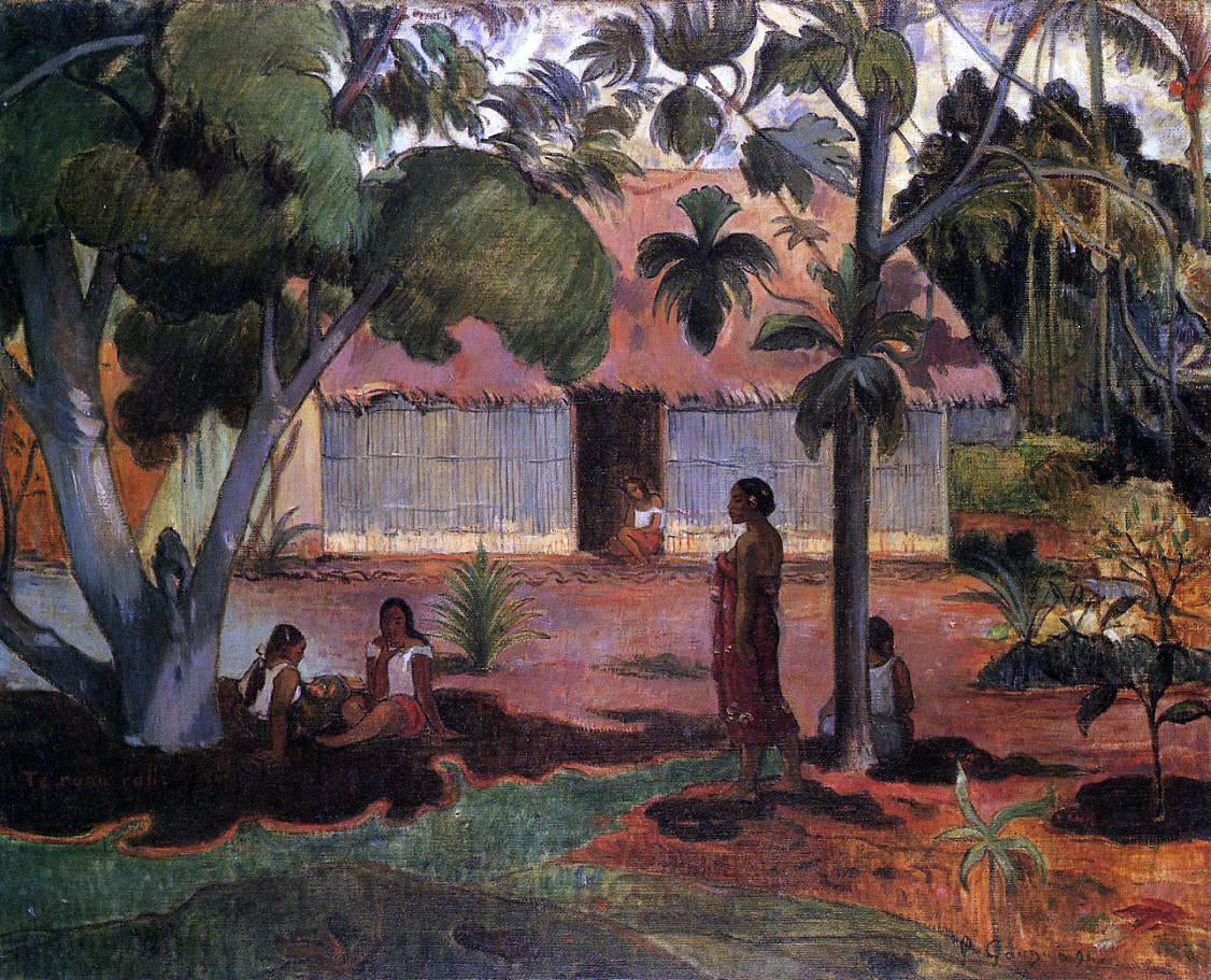 Paul Gauguin Te Ra'au Rahi (also known as The Large Tree) - Hand Painted Oil Painting