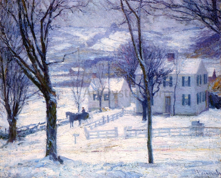 Robert Vonnoh Teacher Going Home - Hand Painted Oil Painting