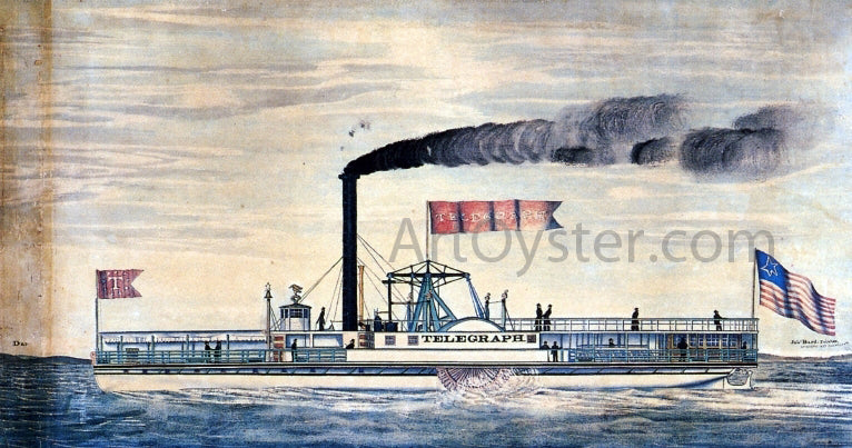 James Bard Telegraph - Hand Painted Oil Painting