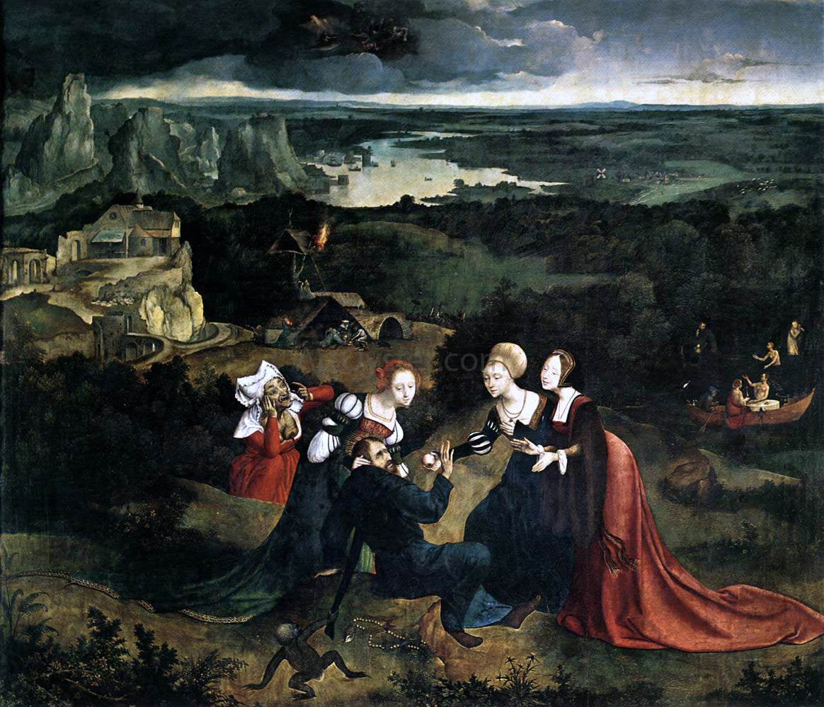 Joachim Patenier Temptation of St Anthony - Hand Painted Oil Painting