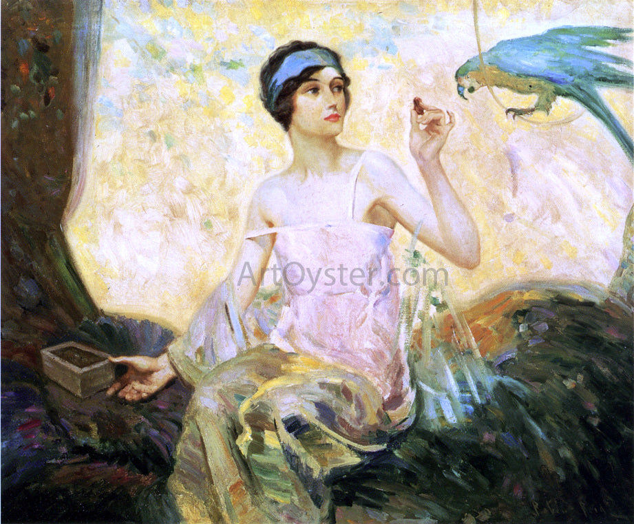 Robert Lewis Reid Tempting Sweets - Hand Painted Oil Painting