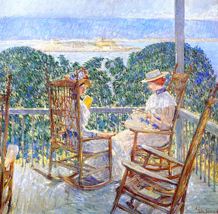 Frederick Childe Hassam Ten Pound Island - Hand Painted Oil Painting