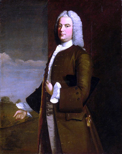 Robert Feke Tench Francis - Hand Painted Oil Painting