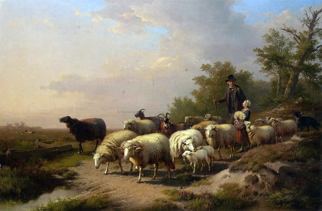  Anton Mauve Tending the Flock - Hand Painted Oil Painting