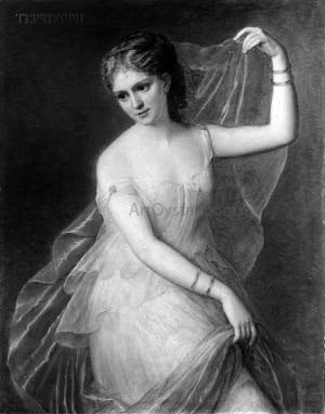 Giuseppe Fagnani Terpsichore - Hand Painted Oil Painting