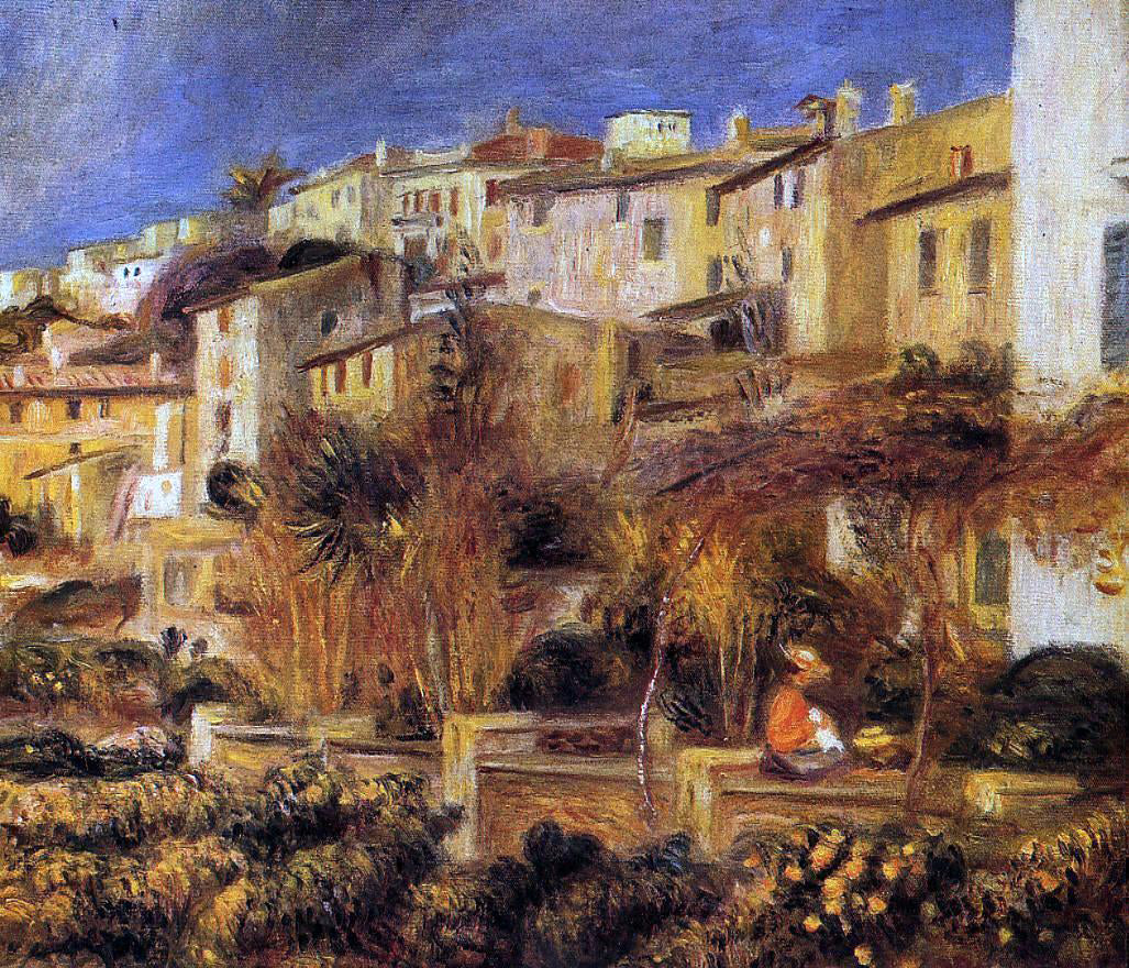 Pierre Auguste Renoir Terraces at Cagnes - Hand Painted Oil Painting