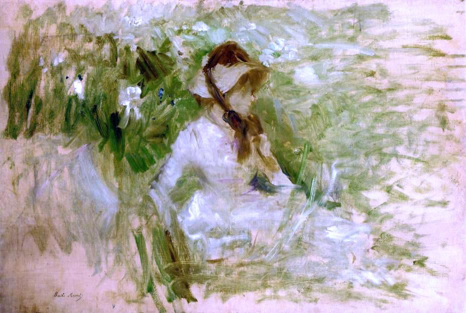 Berthe Morisot Tete de chien griffon, Follette - Hand Painted Oil Painting