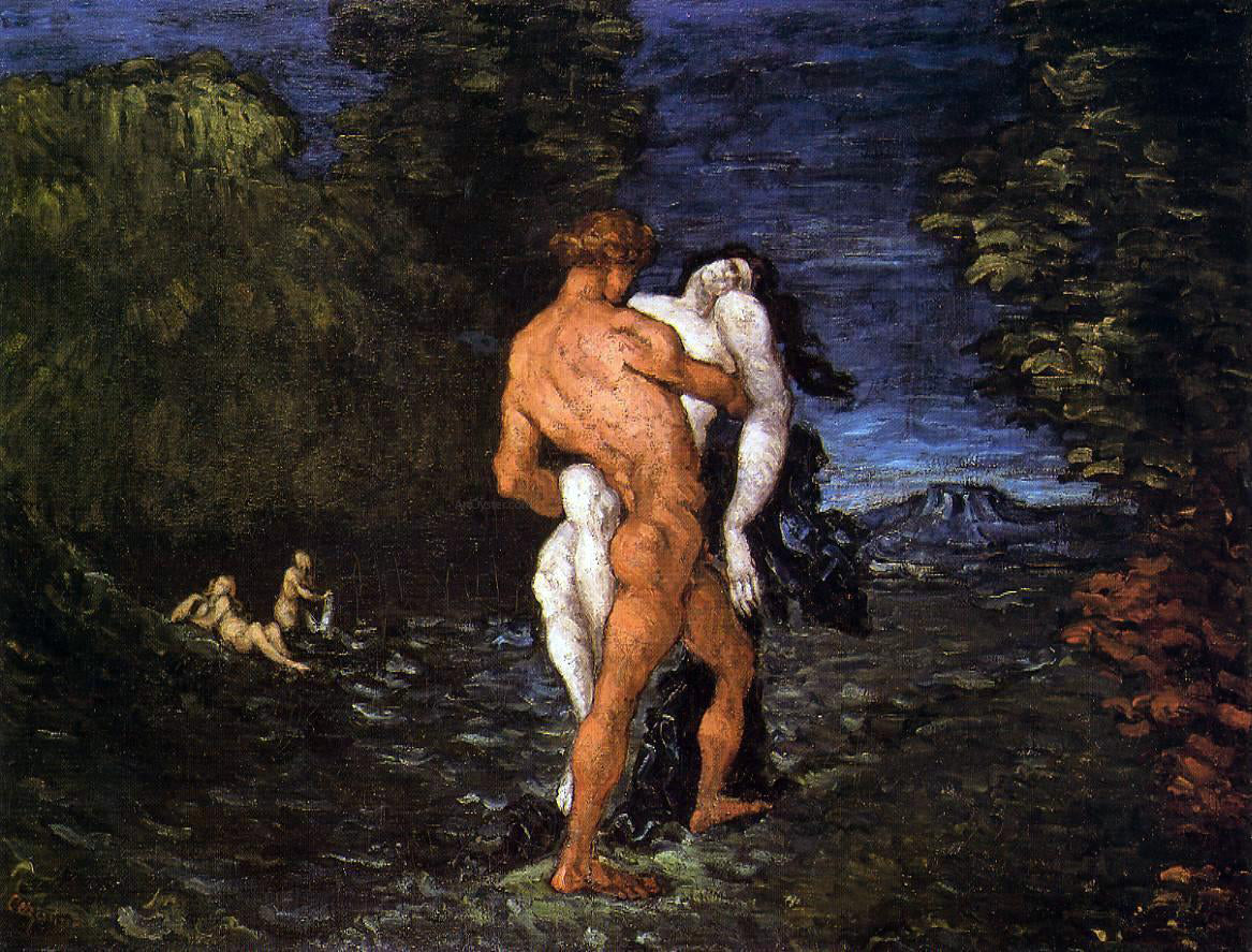 Paul Cezanne The Abduction - Hand Painted Oil Painting
