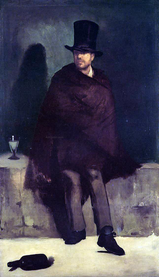 Edouard Manet The Absinthe Drinker - Hand Painted Oil Painting