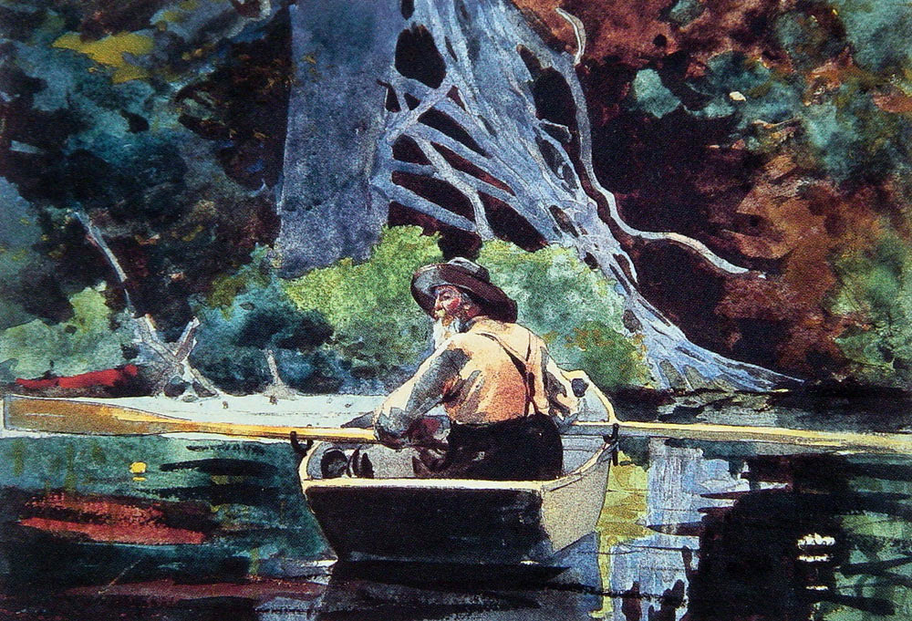 Winslow Homer The Adirondack Guide - Hand Painted Oil Painting