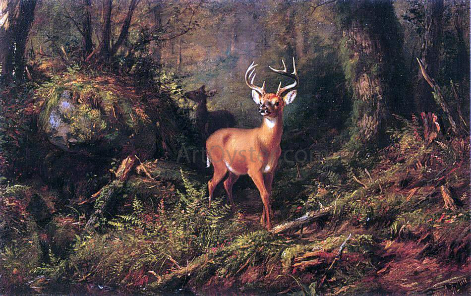 Arthur Fitzwilliam Tait Adirondacks - Hand Painted Oil Painting