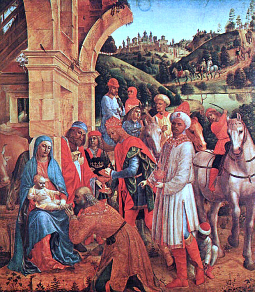  Vincenzo Foppa The Adoration of the Kings - Hand Painted Oil Painting