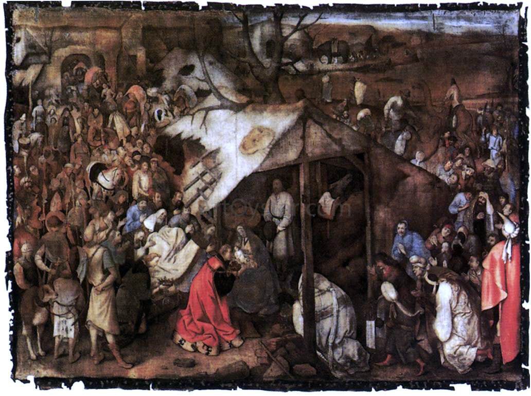 The Elder Pieter Bruegel The Adoration of the Kings - Hand Painted Oil Painting
