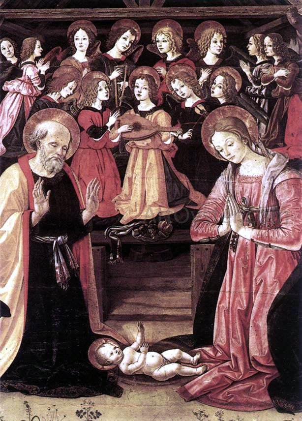 Fiorenzo Di Lorenzo The Adoration of the Magi - Hand Painted Oil Painting