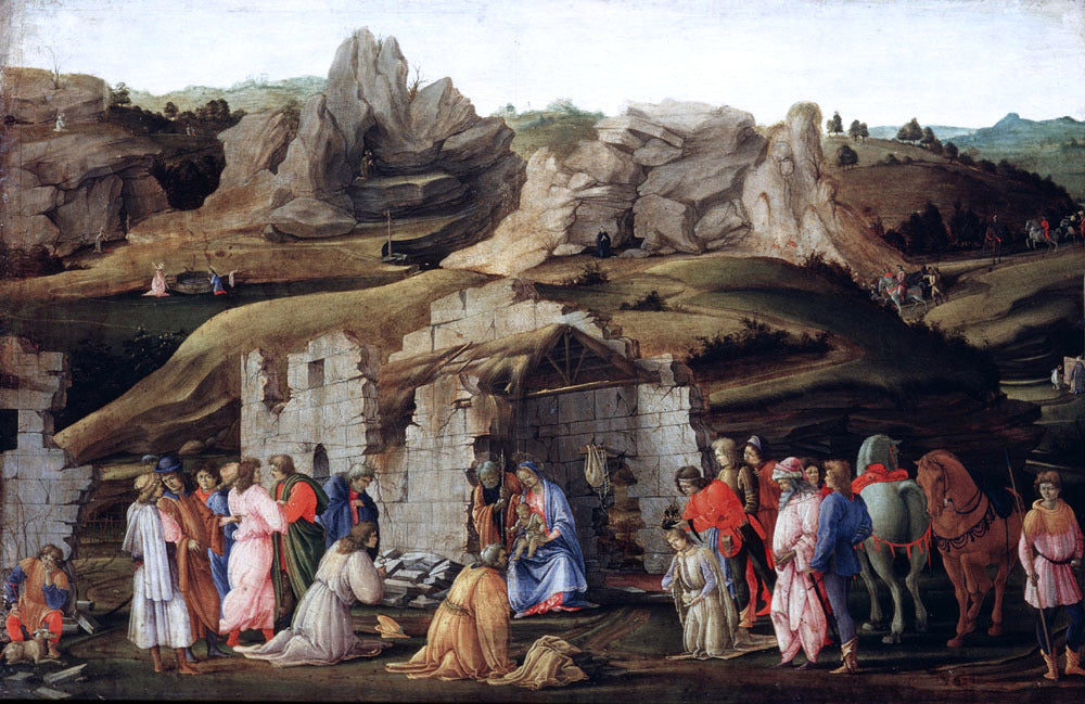 Filippino Lippi The Adoration of the Magi - Hand Painted Oil Painting