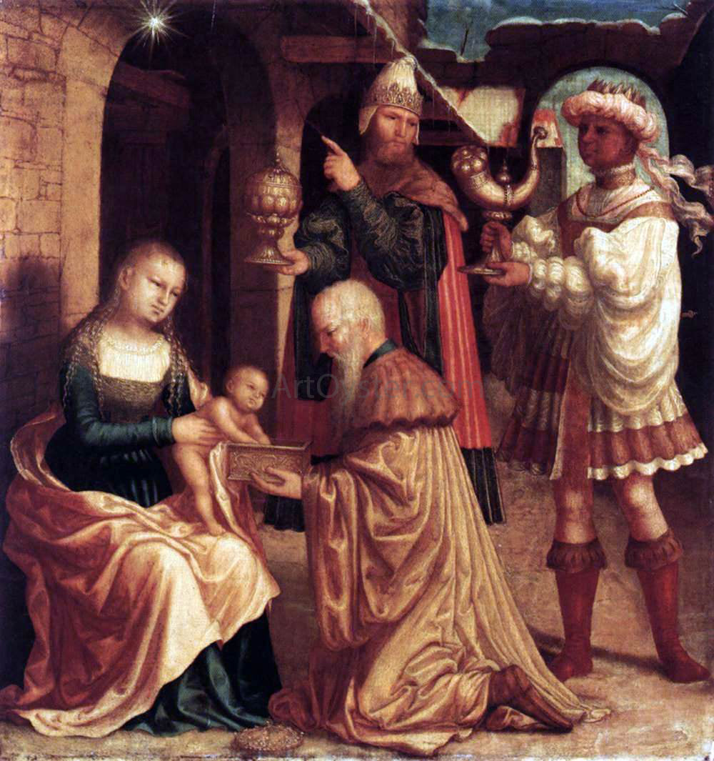  Master ab Monogram The Adoration of the Magi - Hand Painted Oil Painting