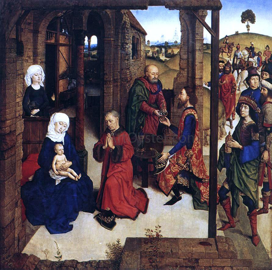 The Younger Dieric Bouts The Adoration of the Magi - Hand Painted Oil Painting