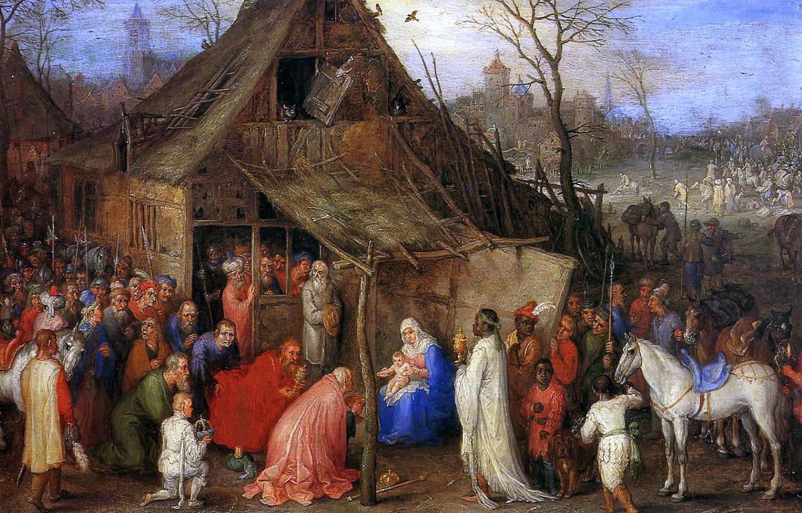 The Elder Jan Bruegel The Adoration of the Magi - Hand Painted Oil Painting