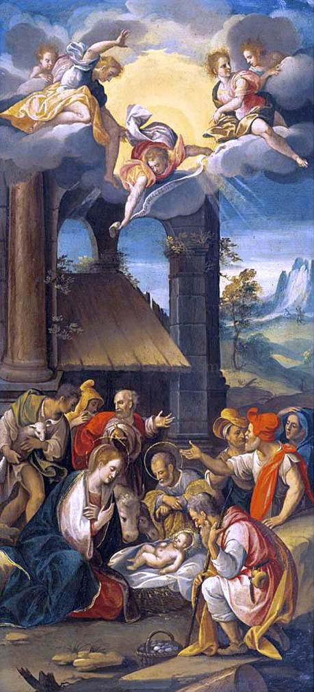  Prospero Fontana The Adoration of the Shepherds - Hand Painted Oil Painting