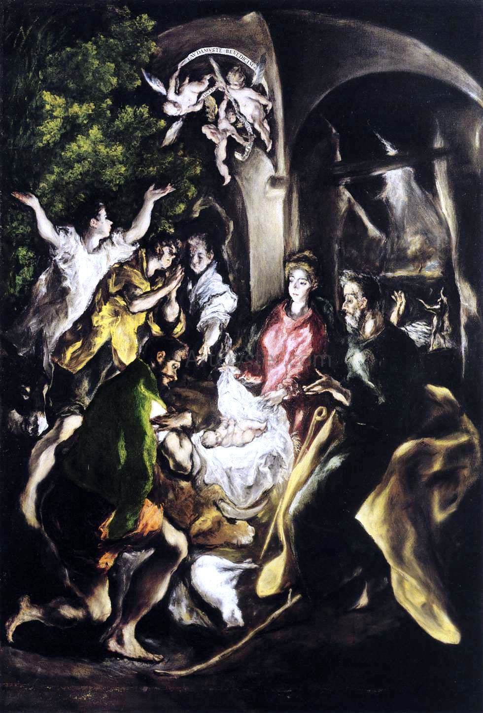 El Greco The Adoration of the Shepherds - Hand Painted Oil Painting