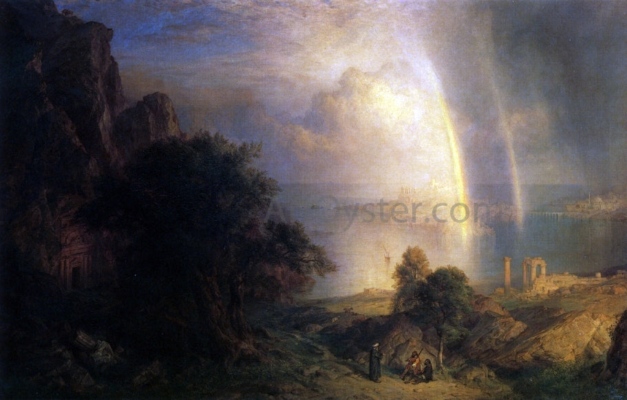Frederic Edwin Church The Aegean Sea - Hand Painted Oil Painting