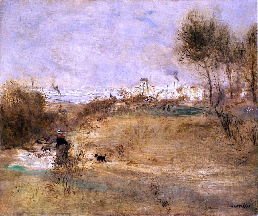 Jean-Francois Raffaelli The Afternoon Walk - Hand Painted Oil Painting