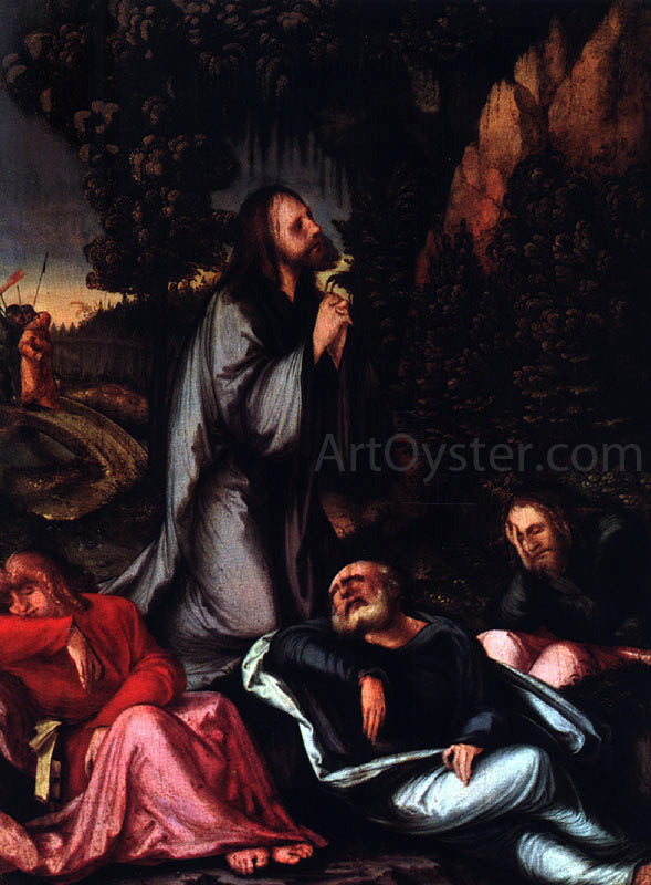 Hans Leonhard Schaufelein The Agony in the Garden - Hand Painted Oil Painting