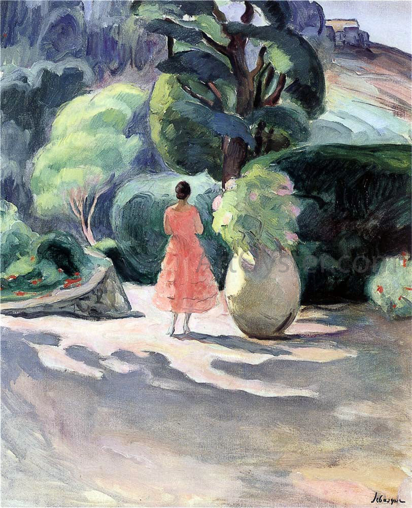 Henri Lebasque The Alley of Jars at Pradet - Hand Painted Oil Painting