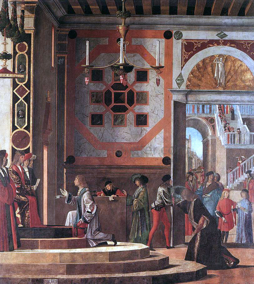 Vittore Carpaccio The Ambassadors Depart - Hand Painted Oil Painting