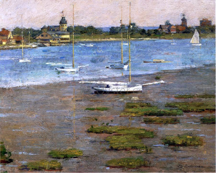 Theodore Robinson The Anchorage, Cos Cob - Hand Painted Oil Painting