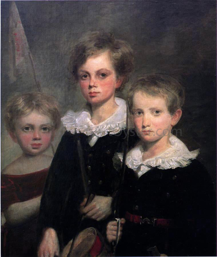 Oliver Frazer The Anderson Children - Hand Painted Oil Painting