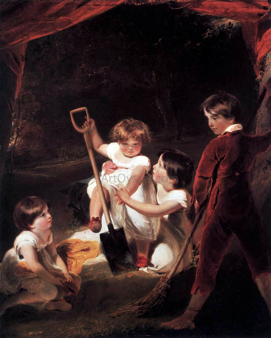 Sir Thomas Lawrence The Angerstein Children - Hand Painted Oil Painting