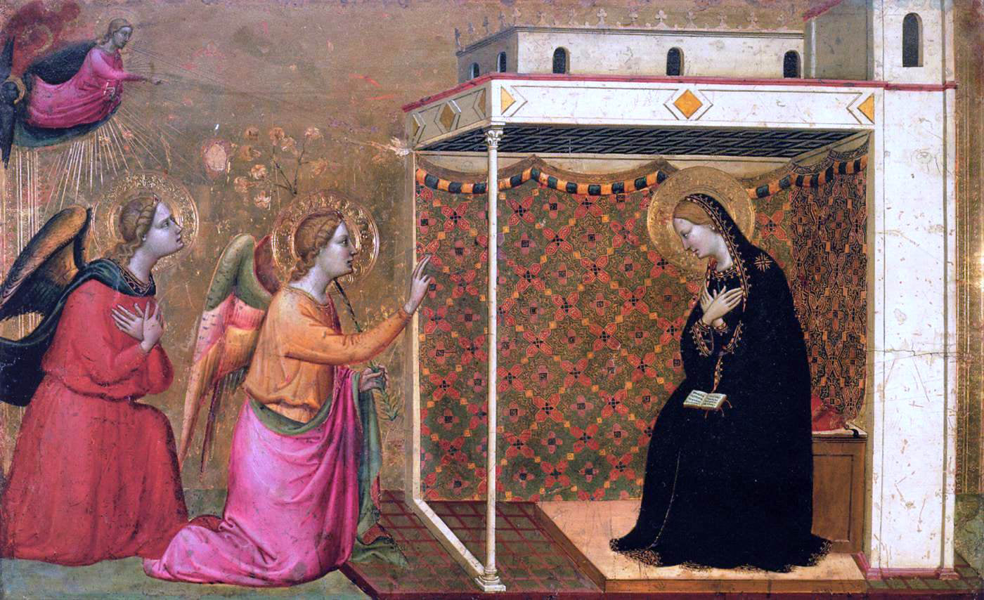  Bernardo Daddi The Annunciation - Hand Painted Oil Painting