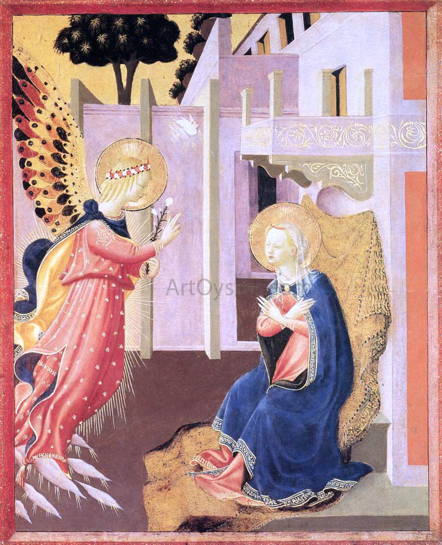  Zanobi Strozzi The Annunciation - Hand Painted Oil Painting