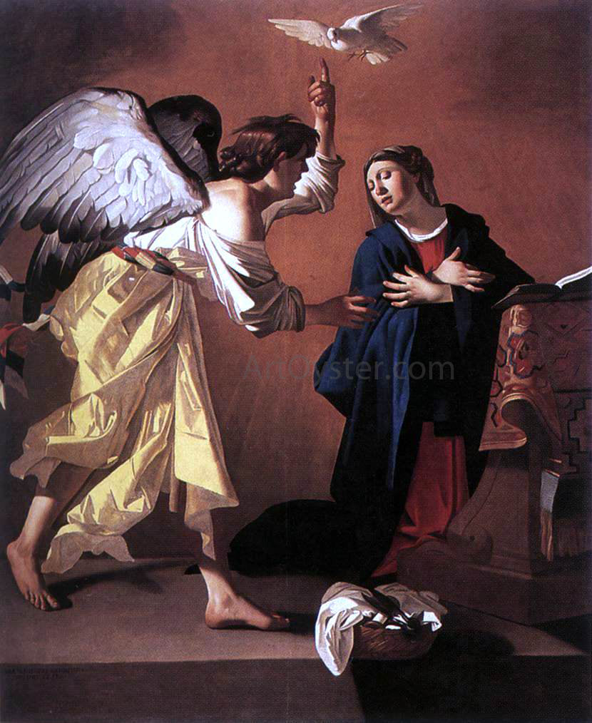 Jan Willem Janssens The Annunciation - Hand Painted Oil Painting