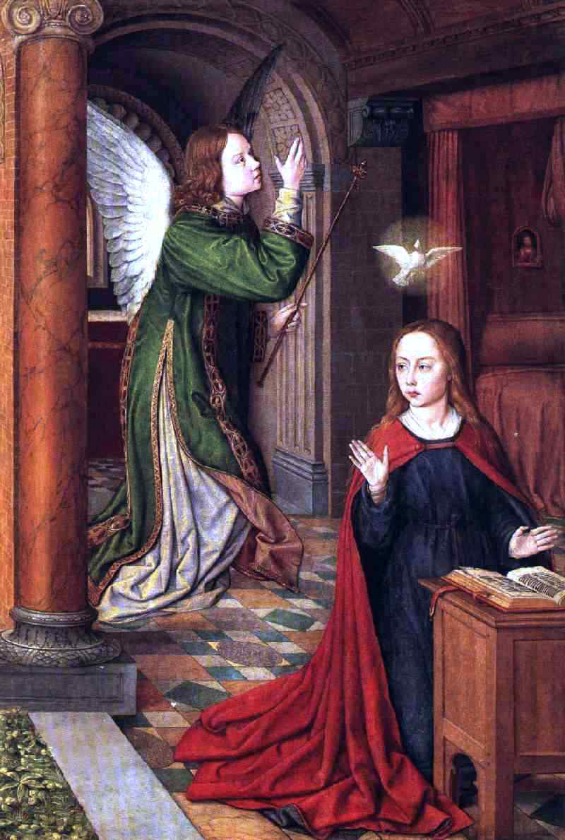 Master of Moulins The Annunciation - Hand Painted Oil Painting
