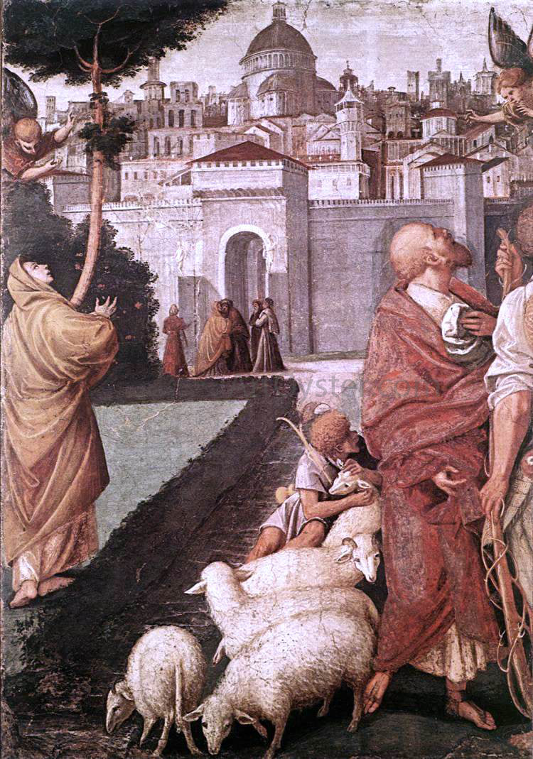 Gaudenzio Ferrari The Annunciation to Joachim and Anna - Hand Painted Oil Painting