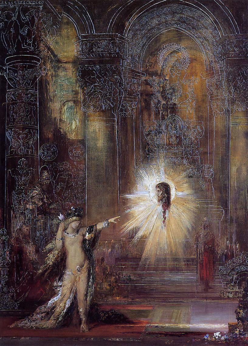 Gustave Moreau The Apparition - Hand Painted Oil Painting
