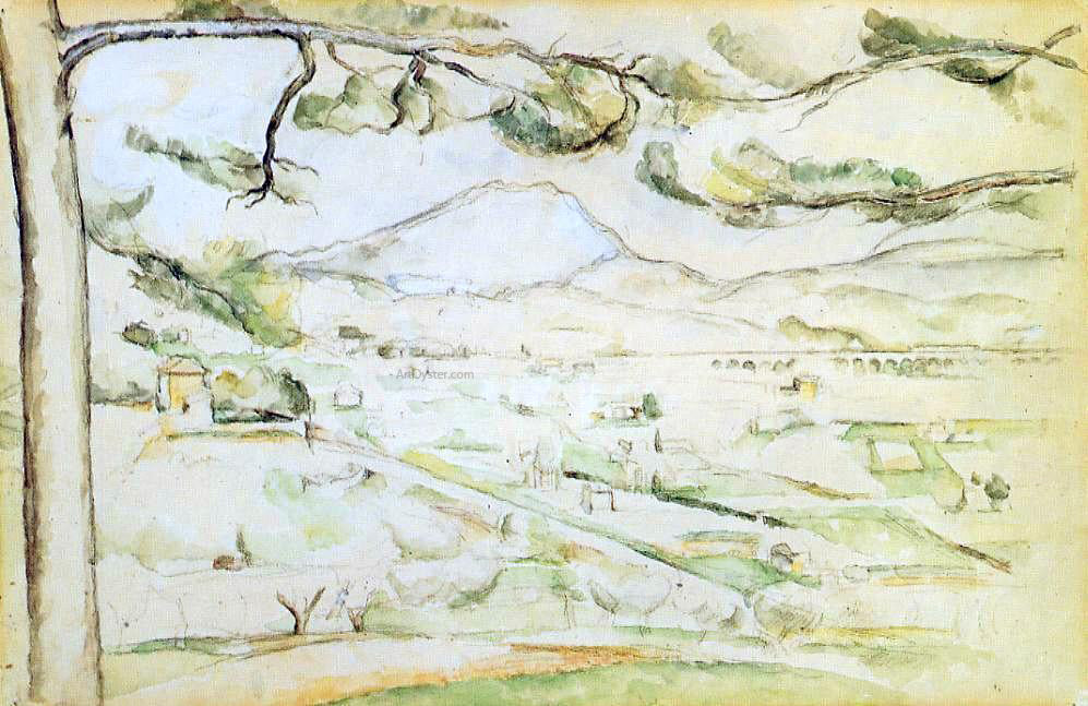 Paul Cezanne The Arc Valley - Hand Painted Oil Painting