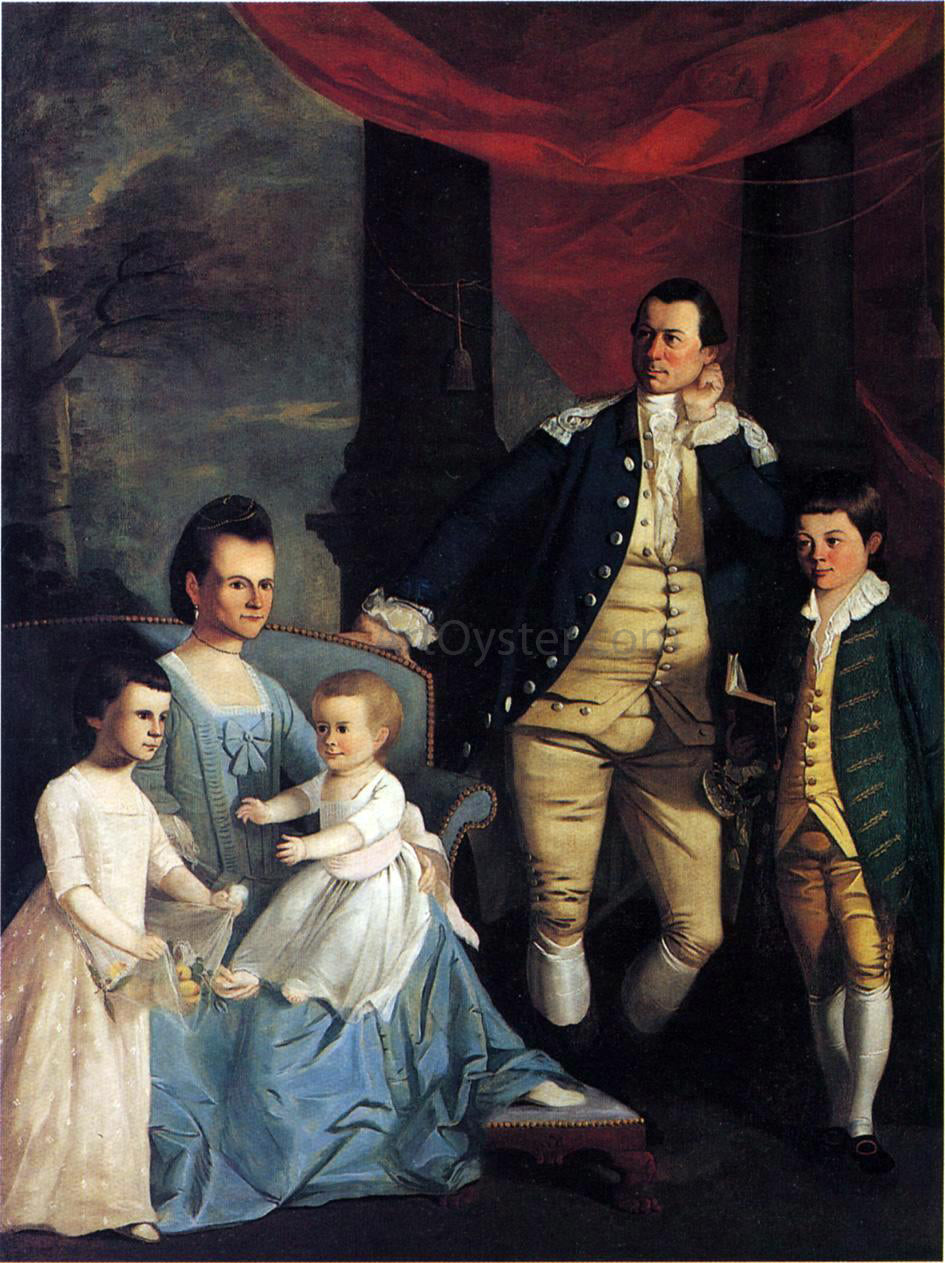  Henry Benbridge The Archibald Bulloch Family - Hand Painted Oil Painting