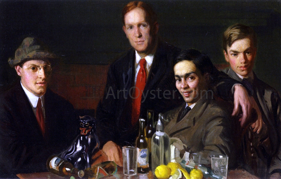 Phillip Leslie Hale The Art Students - Hand Painted Oil Painting