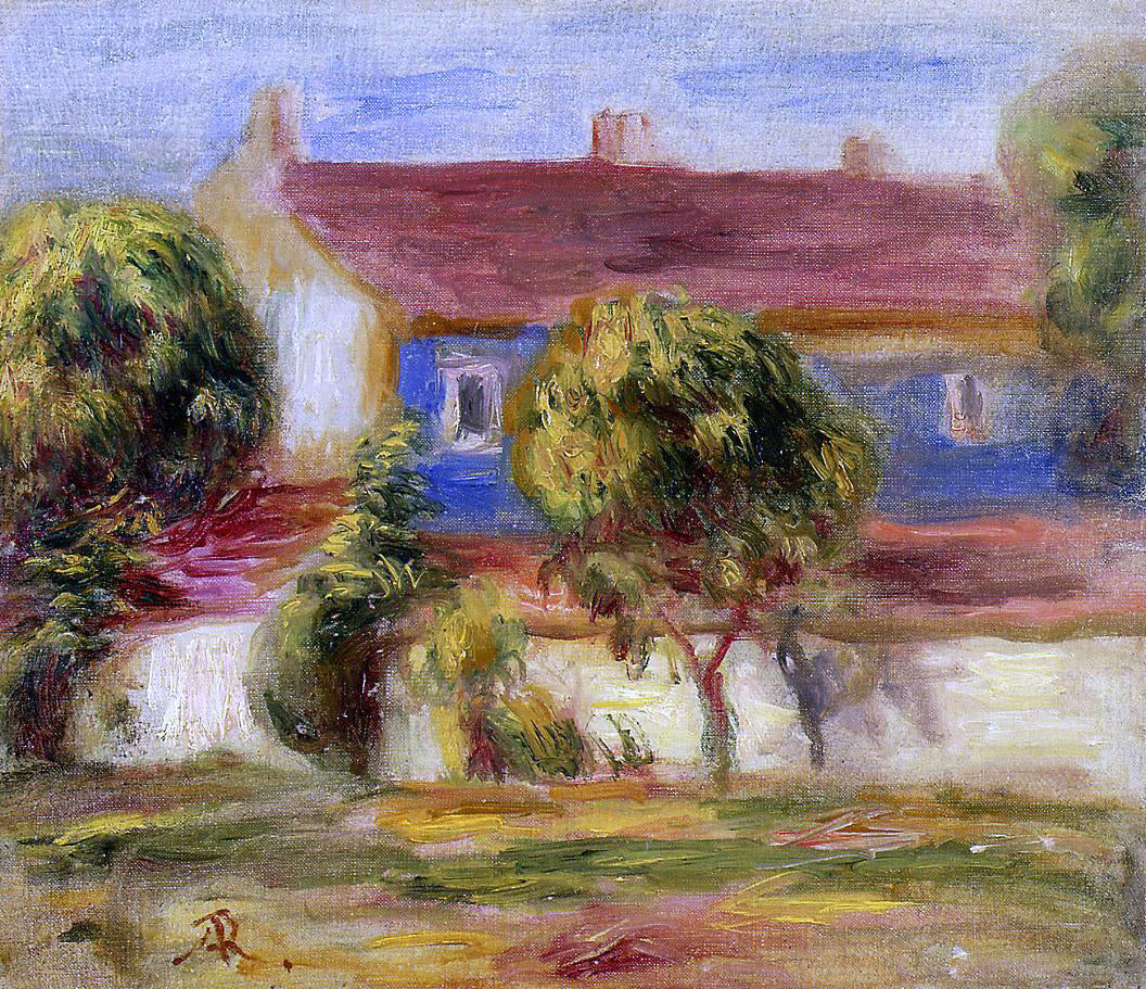 Pierre Auguste Renoir The Artist's House - Hand Painted Oil Painting