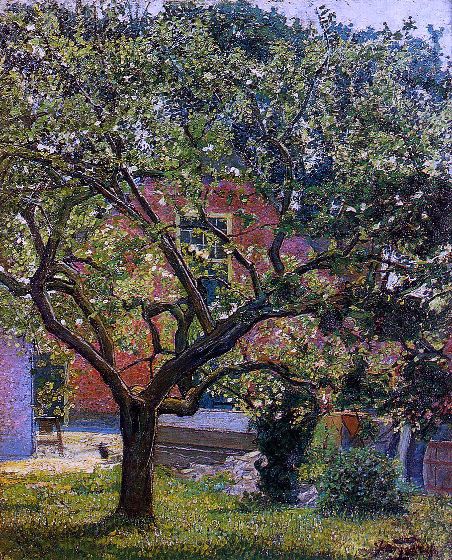 George Jakobides The Artist's House - Hand Painted Oil Painting