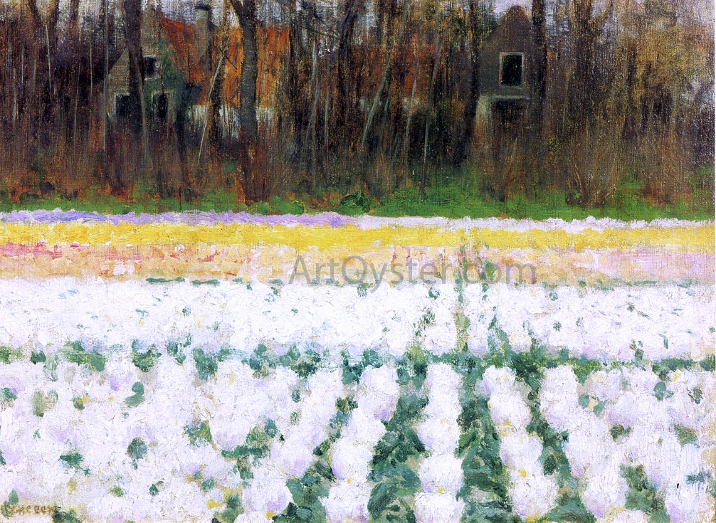 George Hitchcock The Artist's House in Holland - Hand Painted Oil Painting