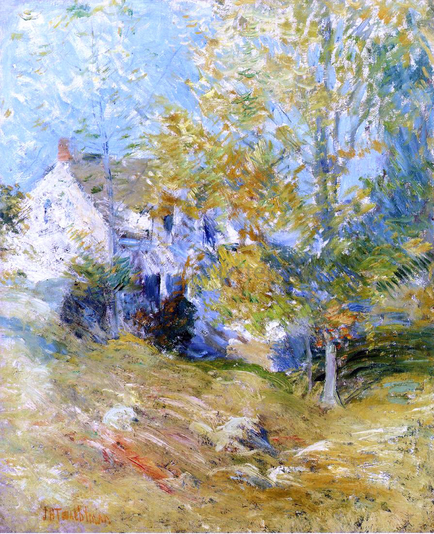 John Twachtman The Artist's House Through the Trees - Hand Painted Oil Painting