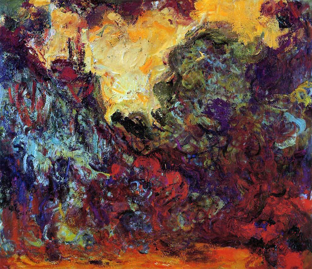 Claude Oscar Monet The Artist's House, View from the Rose Garden - Hand Painted Oil Painting
