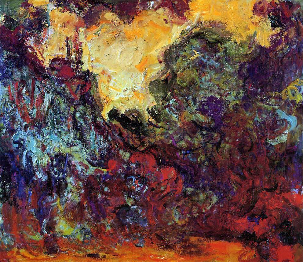 Claude Oscar Monet The Artist's House, View from the Rose Garden - Hand Painted Oil Painting