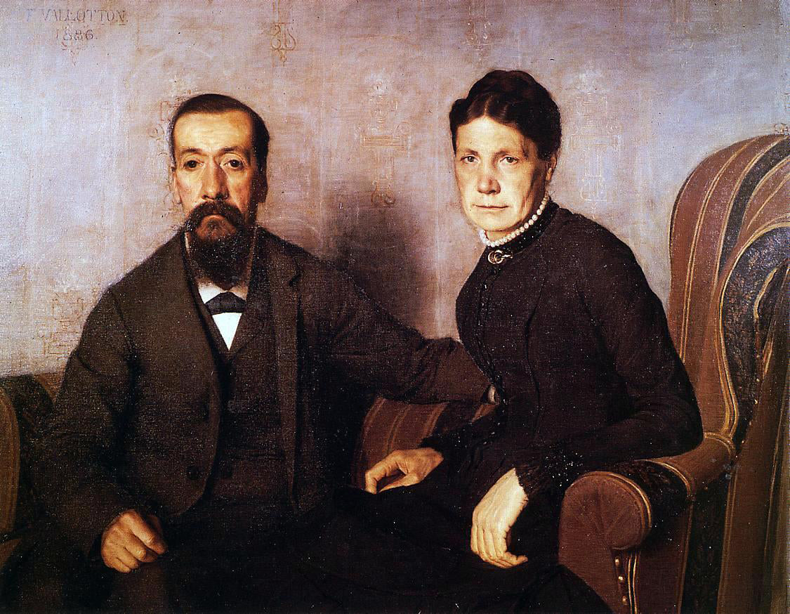 Felix Vallotton The Artist's Parents - Hand Painted Oil Painting