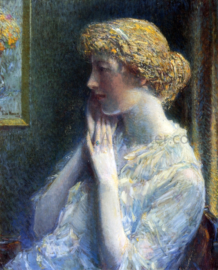 Frederick Childe Hassam The Ash Blond - Hand Painted Oil Painting