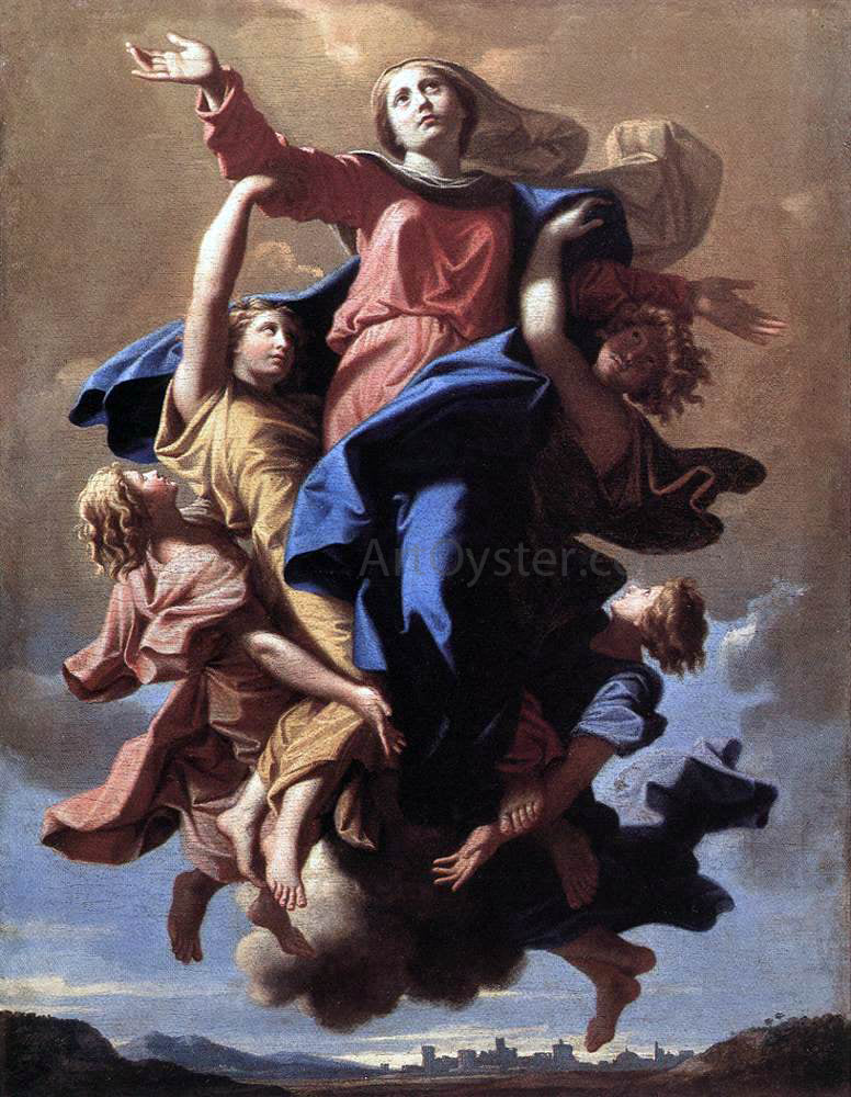  Nicolas Poussin The Assumption of the Virgin - Hand Painted Oil Painting